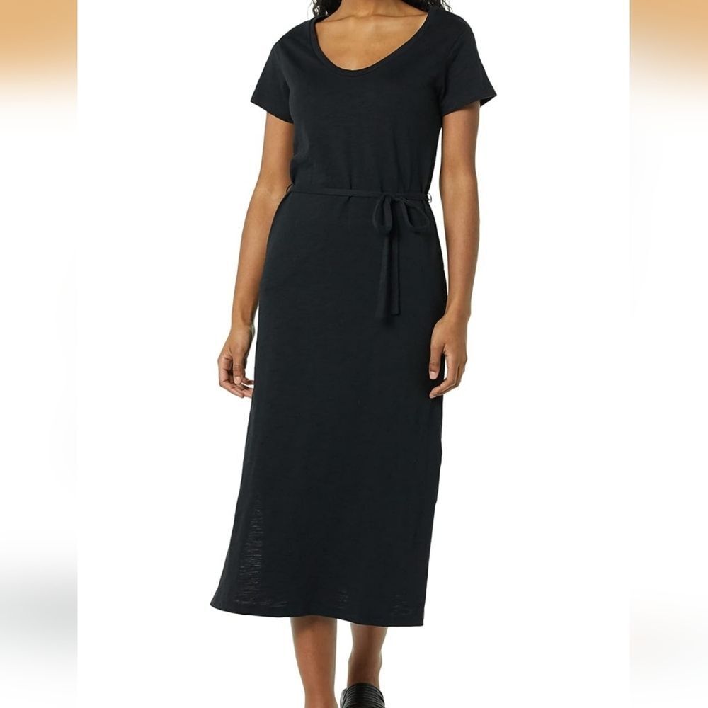Old Navy Classic Black Midi Dress Medium